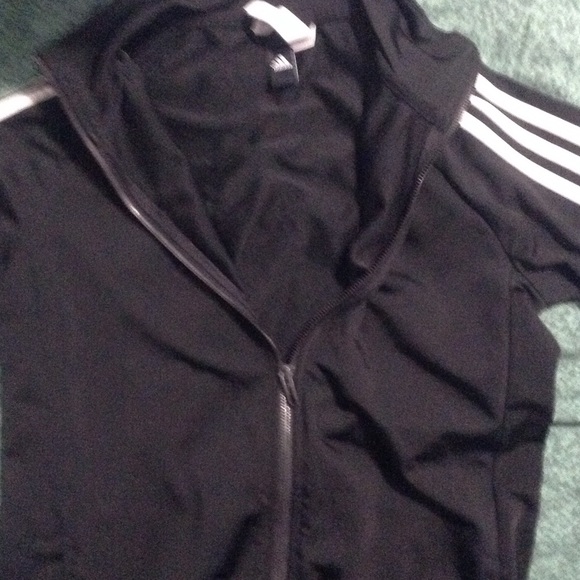 ADIDAS TRACK ZIP UP 3 STRIPED JACKET - Picture 2 of 4
